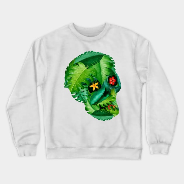 Plant Phrenology Skull - deadly bloom Crewneck Sweatshirt by HtCRU